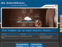 Tablet Screenshot of datenbaenker.de